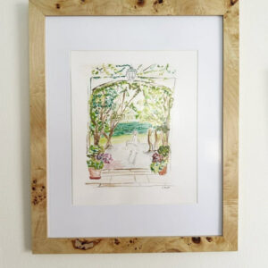 In Bed by 9 | 12" h x 10" w | Framed