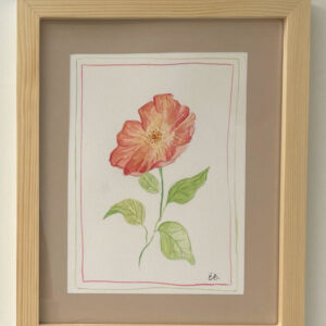 In Her Garden | 22" h x 18" w | Framed