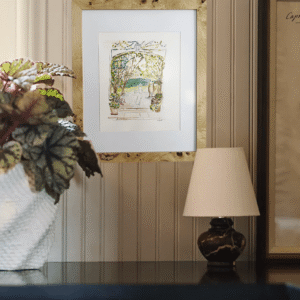 Hydrangea Botanical | 11" h x 9" w | Framed