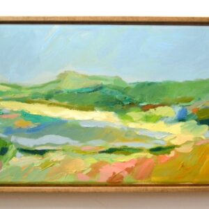 Green mountains and clear waters | 22" h x 18" w | Framed